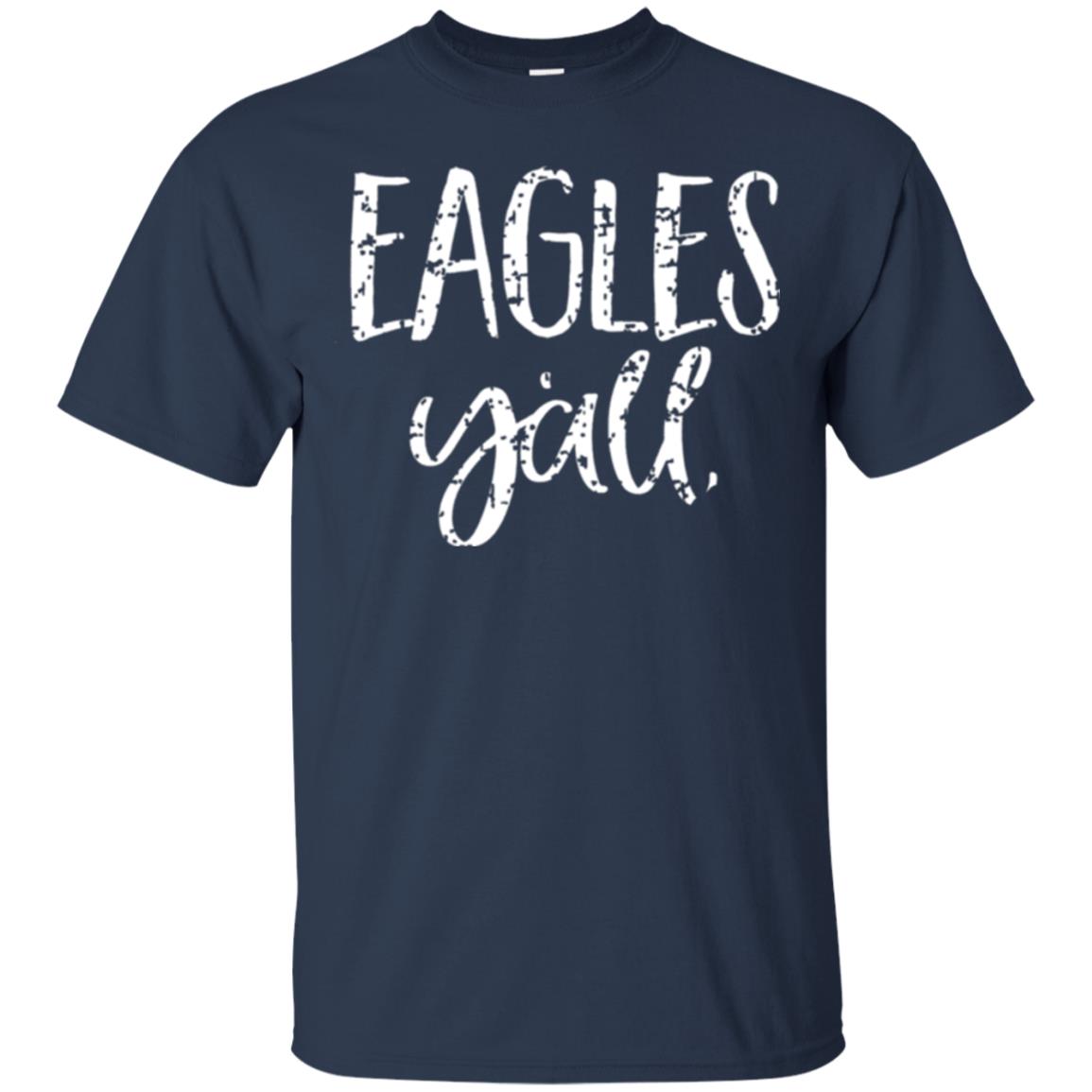 Eagles Y_all Flying Eagles T-shirt Navy