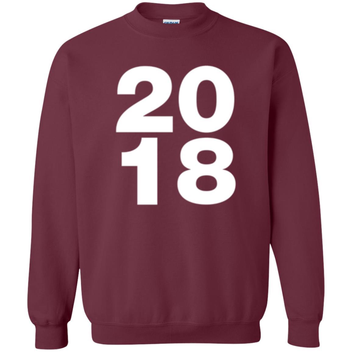 Happy New Year T-shirt 2018 New Year Party T-shirt Maroon