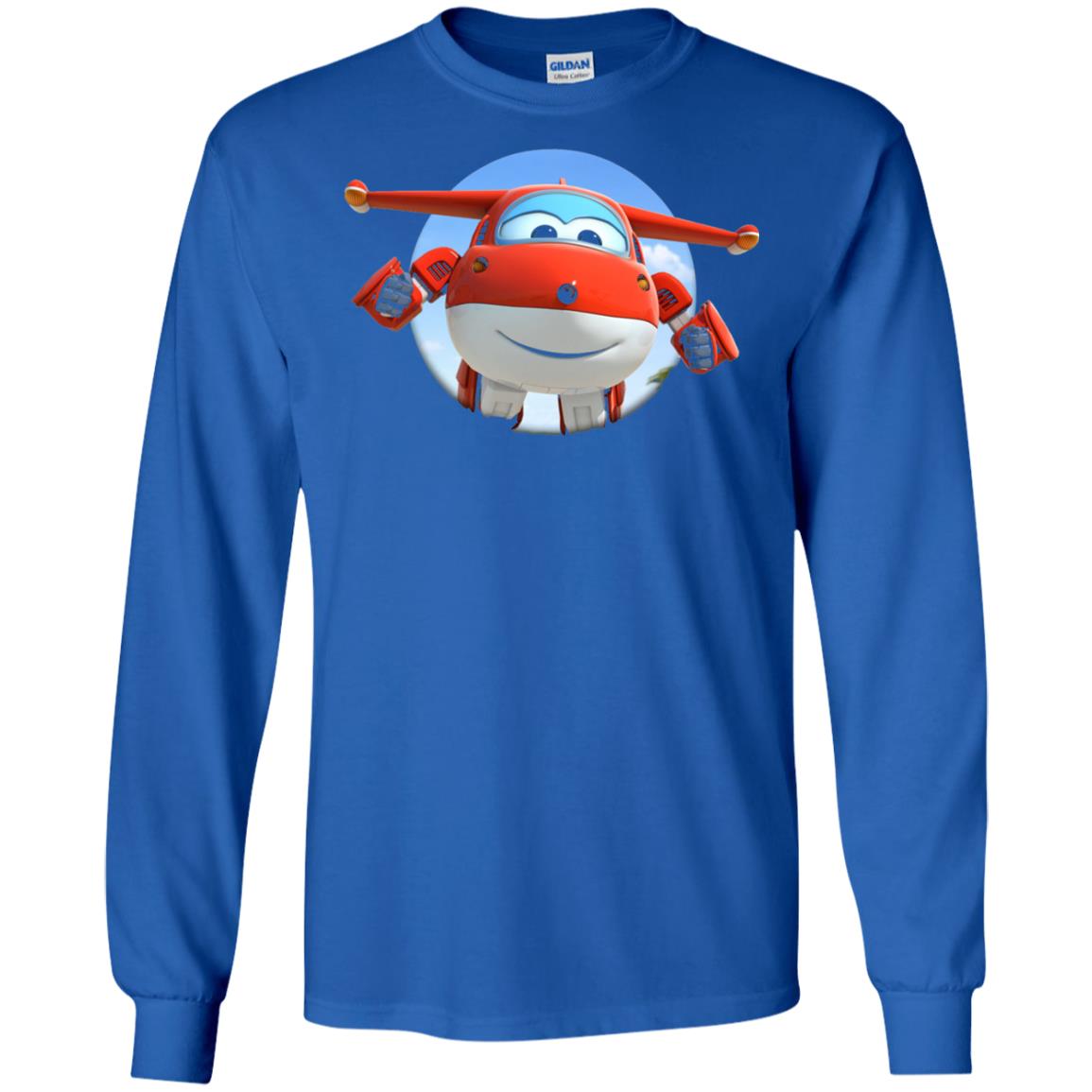 Super Wings Jett Movie Lover T-shirt Royal