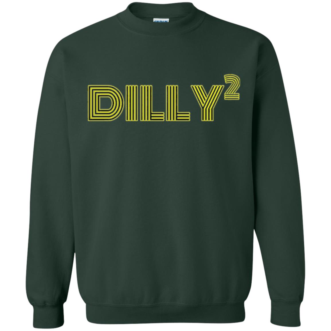 Christmas T-shirt Dilly Squared Forest Green