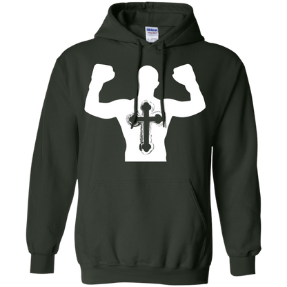 Christian Gym Exercise Workout T-shirt Forest Green
