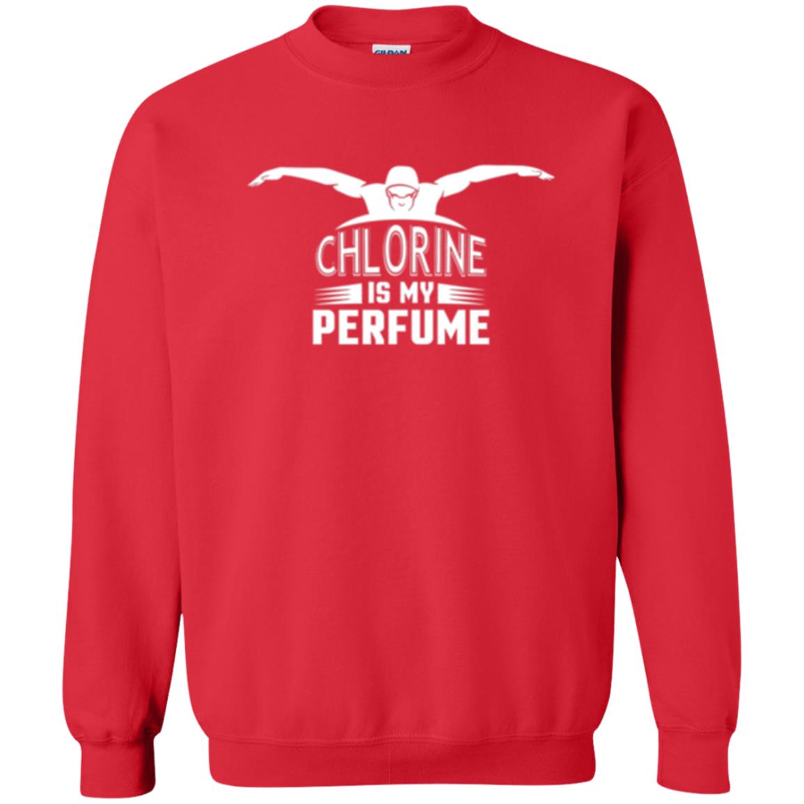 Swimmer T-shirt Chloring Is My Perfume T-shirt Red