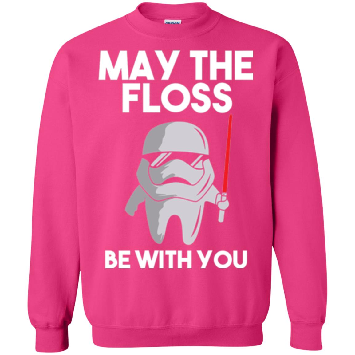 Dentist T-shirt May The Floss Be With You T-shirt Heliconia