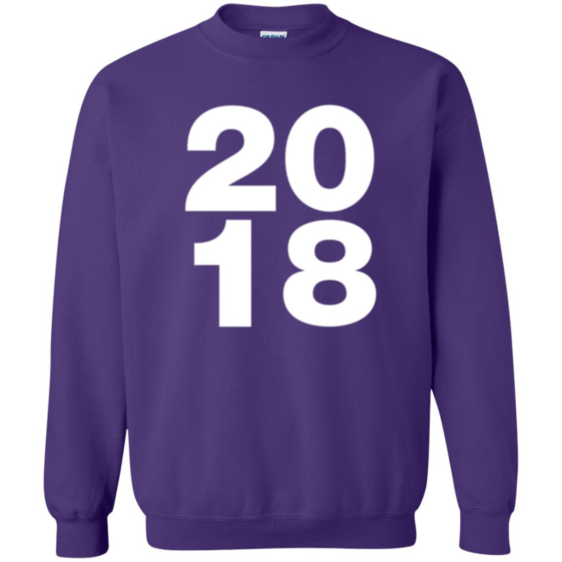 Happy New Year T-shirt 2018 New Year Party T-shirt Purple