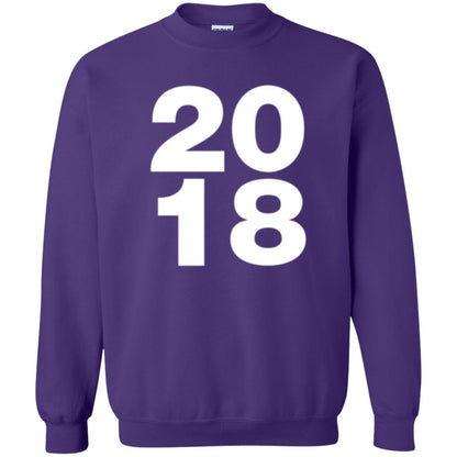 Happy New Year T-shirt 2018 New Year Party T-shirt Purple