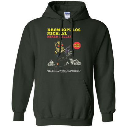 Film T-shirt Krombopulos Michael Hired Killer Forest Green