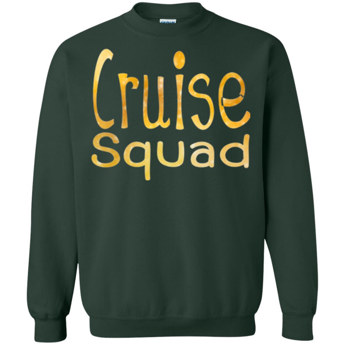 Cruise Squad T-shirt Funny Party Forest Green