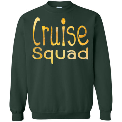 Cruise Squad T-shirt Funny Party Forest Green