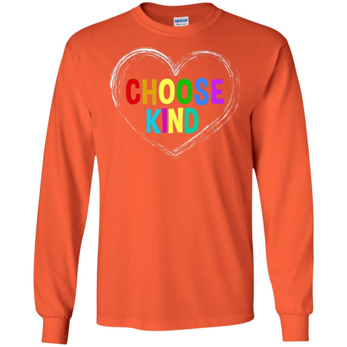 Choose Kind Anti Bullying T-shirt Orange