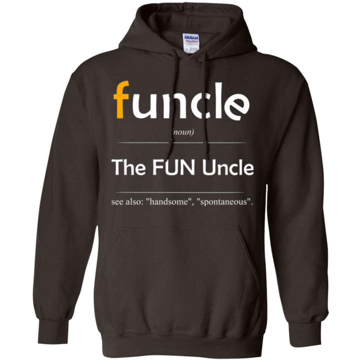 Uncle T-shirt Handsome Spontaneous Best Funny Uncle Dark Chocolate