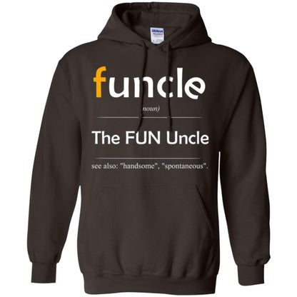 Uncle T-shirt Handsome Spontaneous Best Funny Uncle Dark Chocolate