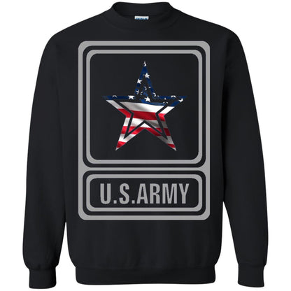 United States Army Original Us Flag T-shirt Black