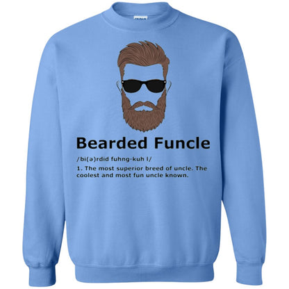 Uncle T-shirt Bearded Funcle The Most Suprior Berrd Of Uncle Carolina Blue