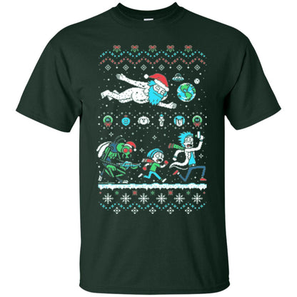 Rick And Morty T-shirt Forest Green