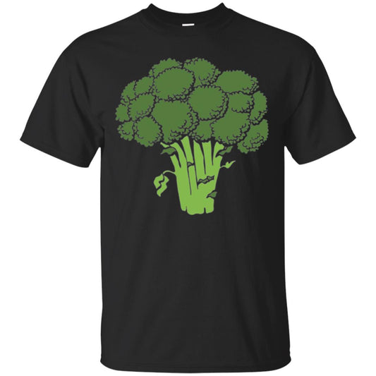 Broccoli Is Life T-shirt Funny Graphic Vegetable Black
