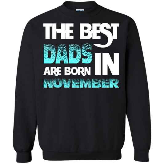 Daddy T-shirt The Best Dads Are Born In November Black