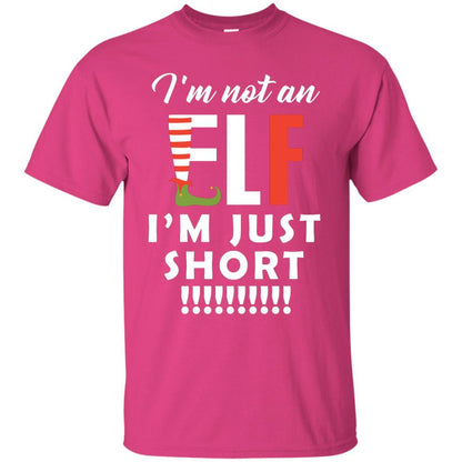 Christmas T-shirt I'm Not An Elf I'm Just Short Heliconia