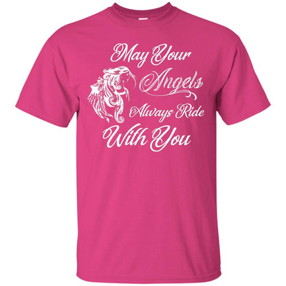May Your Angels Always Ride With You Best Shirt For Bike Rider Heliconia