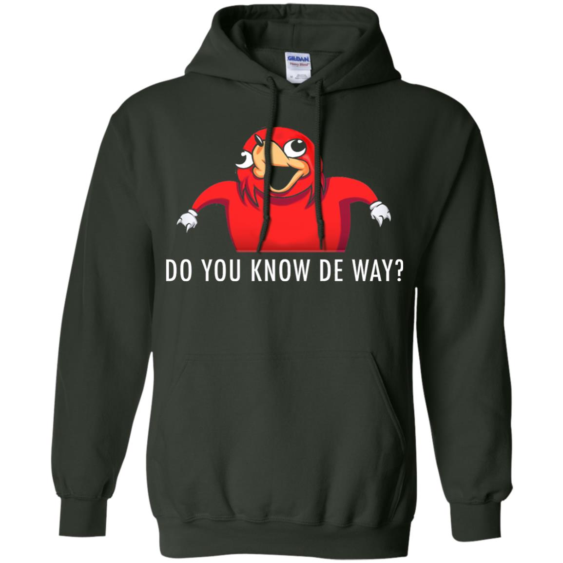 Do You Know De Way T-shirt Forest Green
