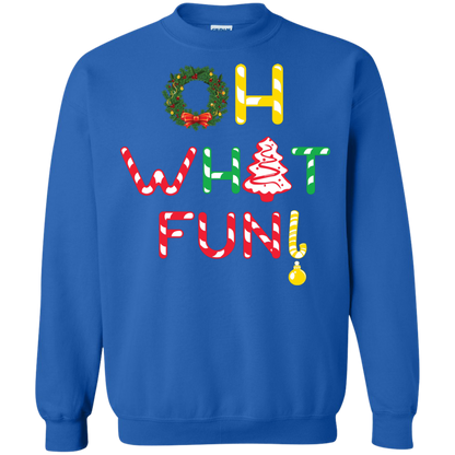 Christmas T-shirt Oh What Fun Royal