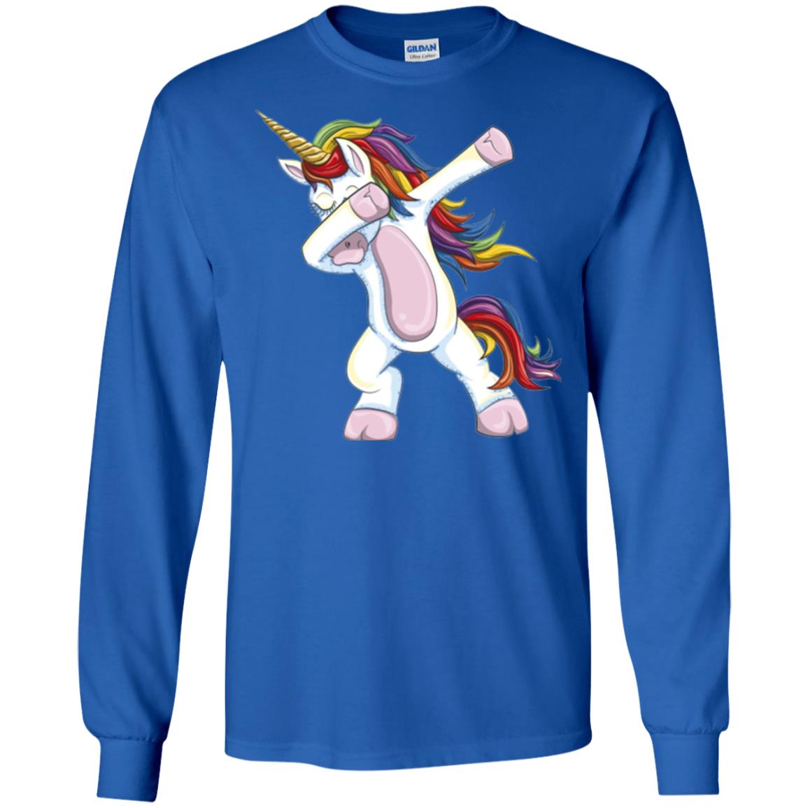 Dabbing Unicorn T-shirt Royal