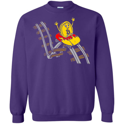 Bitcoin Rollercoaster T-shirt Purple