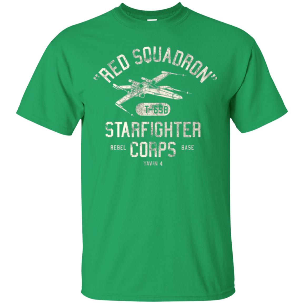Movie T-shirt Red Squadron Starfighter Rebel Corps Base Irish Green