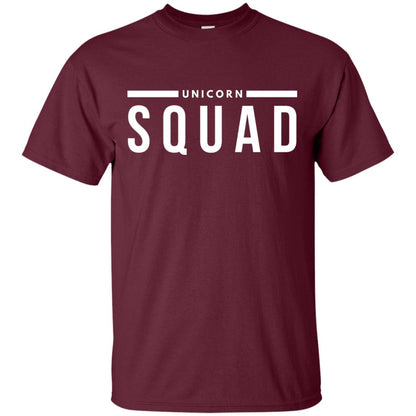 Funny Unicorn Squad Unicorn Lovers T-shirt Maroon