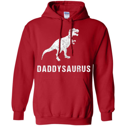Dad T-shirt Daddysaurus Red
