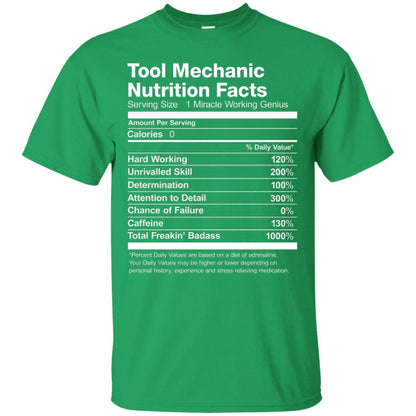 Tool Mechanic Uniform Funny T-shirt Irish Green
