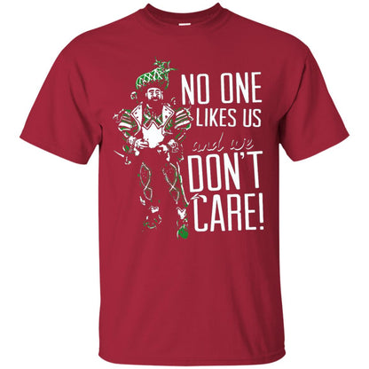No One Likes Us We Don_t Care Philly Football Lover T-shirt Cardinal