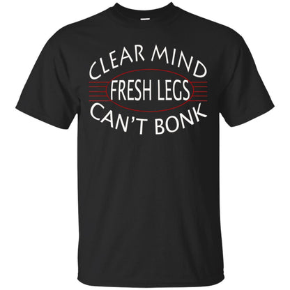 Clear Mind Fresh Legs Can't Bonk Marathon Running Shirt Black