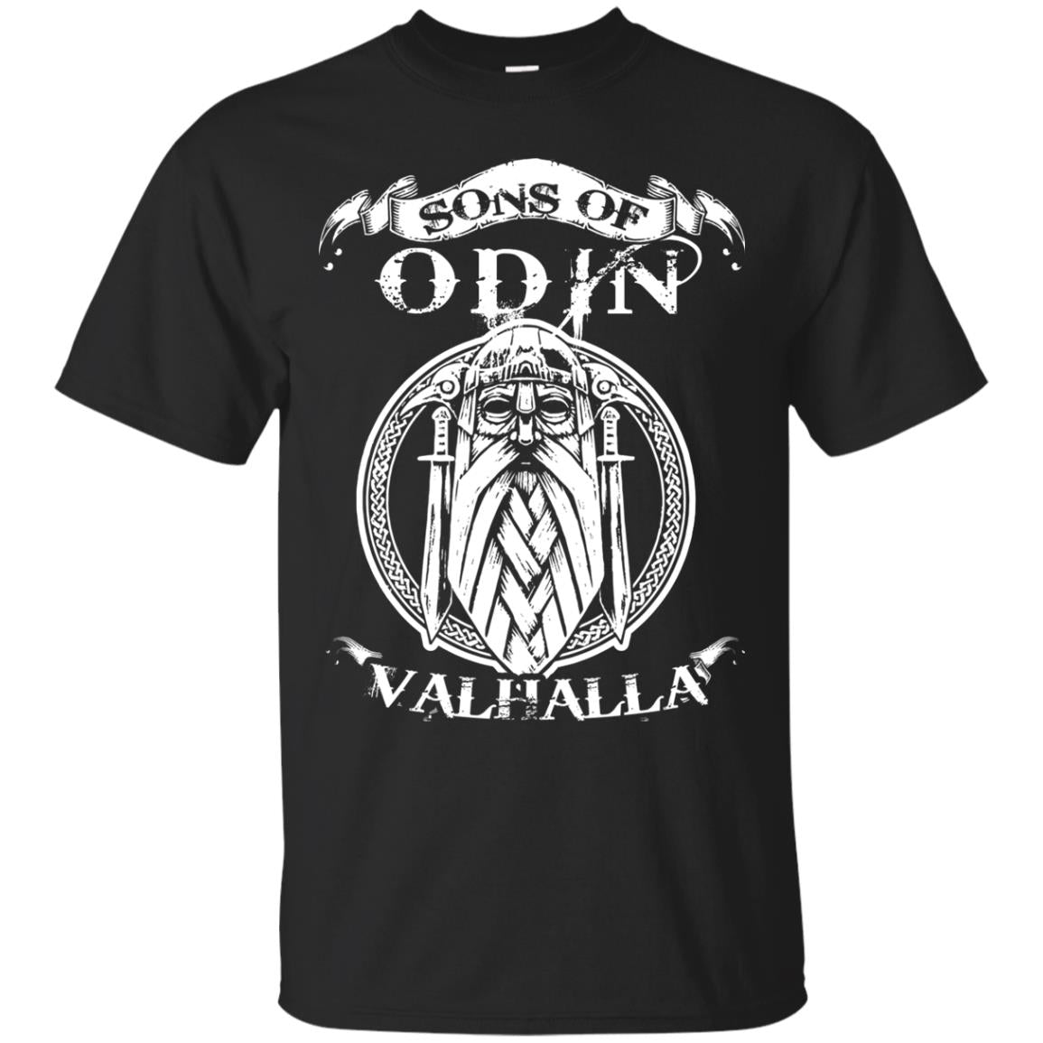 Sons Of Odin Valhalla Viking T-shirt Black