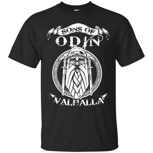 Sons Of Odin Valhalla Viking T-shirt Black