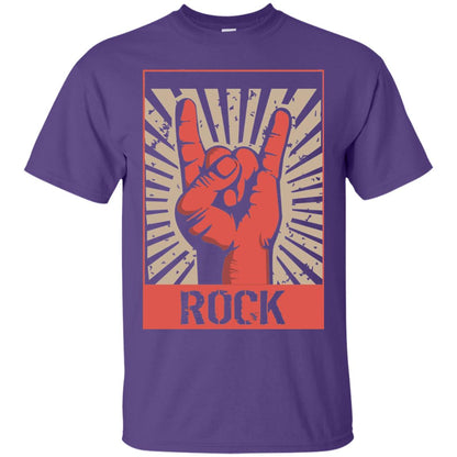Vintage Rock Concert Band Poster 70s 80s Retro T-shirt Purple