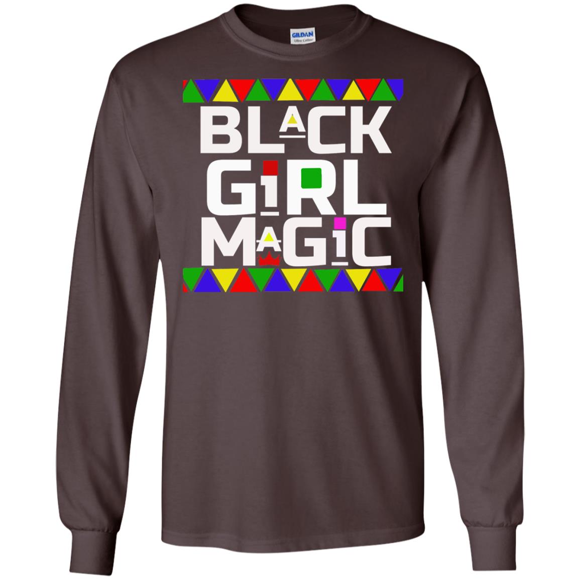 Black Girl Magic Black History African Pride T-shirt Dark Chocolate