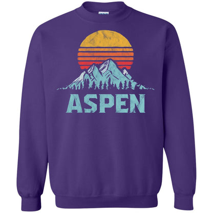 Aspen Mountain T-shirt Purple
