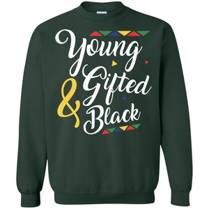 African American T-shirt Young Gifted And Black