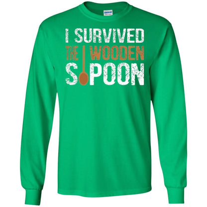 Spoon T-shirt I Survived The Wooden Spoon Irish Green