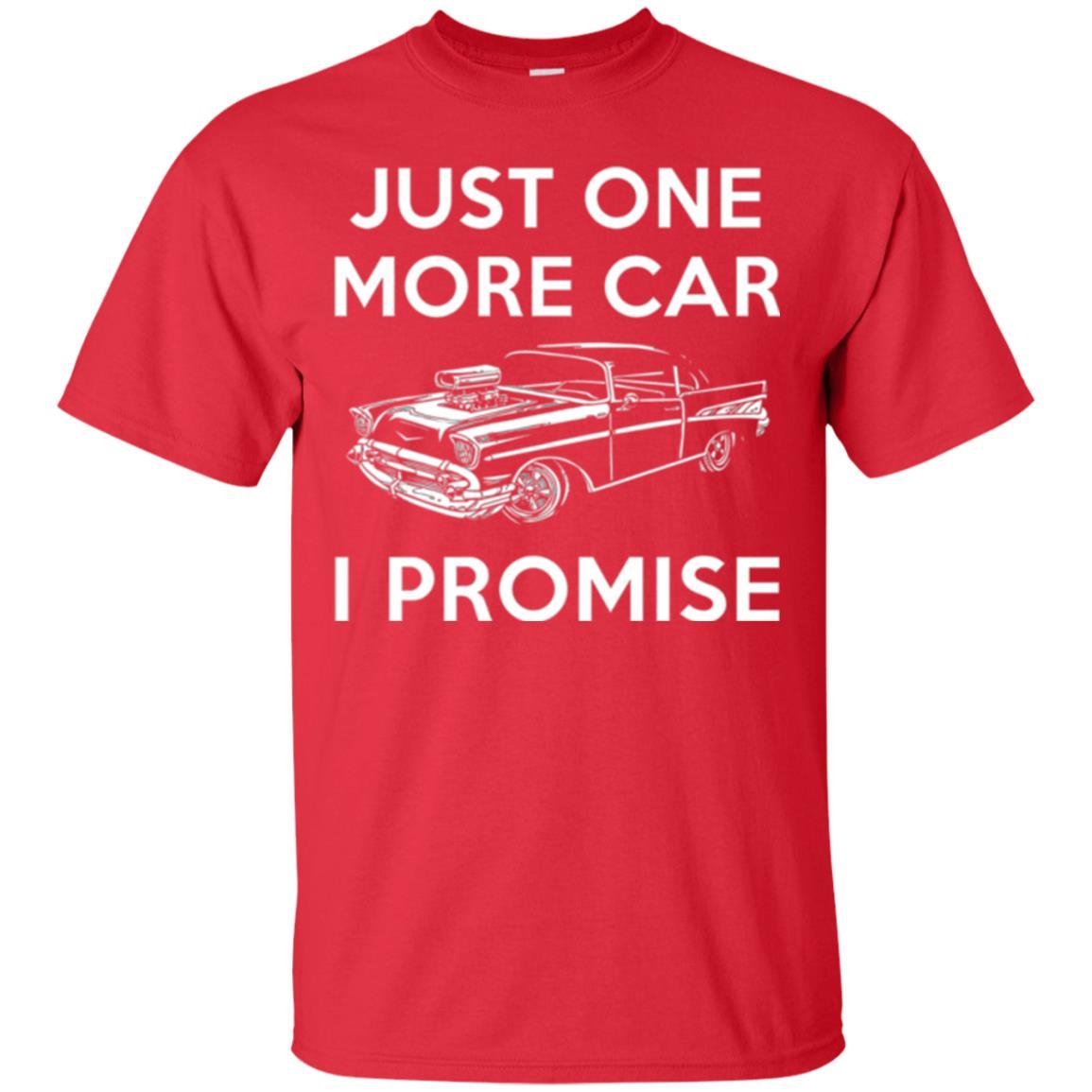 Car Lover T-shirt Just One More Car Red