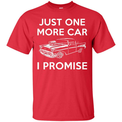 Car Lover T-shirt Just One More Car Red