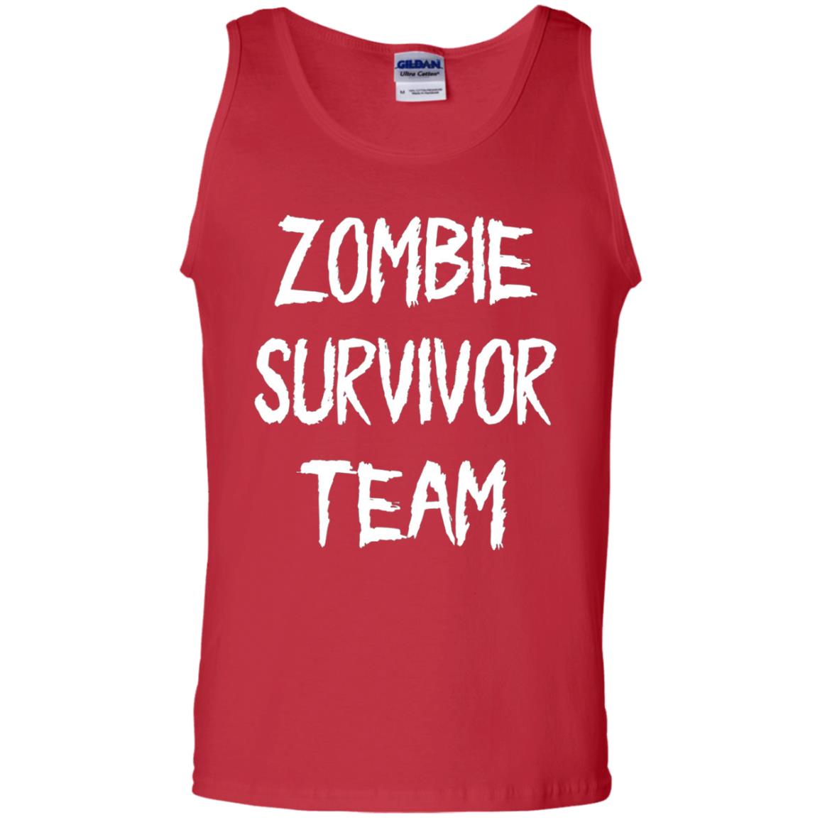 Zombie Lover T-shirt Zombie Survivor Team Red