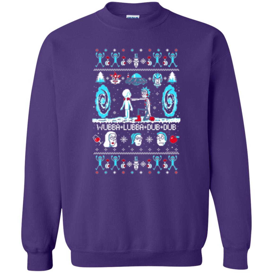Cartoon T-shirt Build A Snowmorty Purple