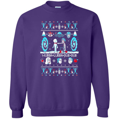 Cartoon T-shirt Build A Snowmorty Purple