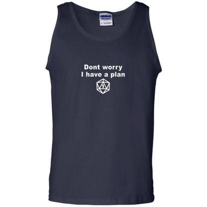 Gamer T-shirt Don_t Worry I Have A Plan Navy