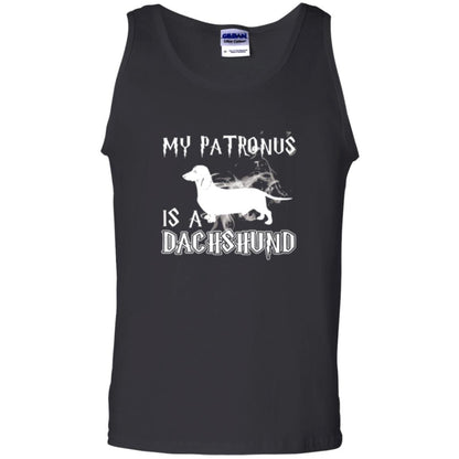 Dachshund Lover T-shirt My Patronus Is A Dachshund Black