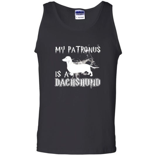 Dachshund Lover T-shirt My Patronus Is A Dachshund Black