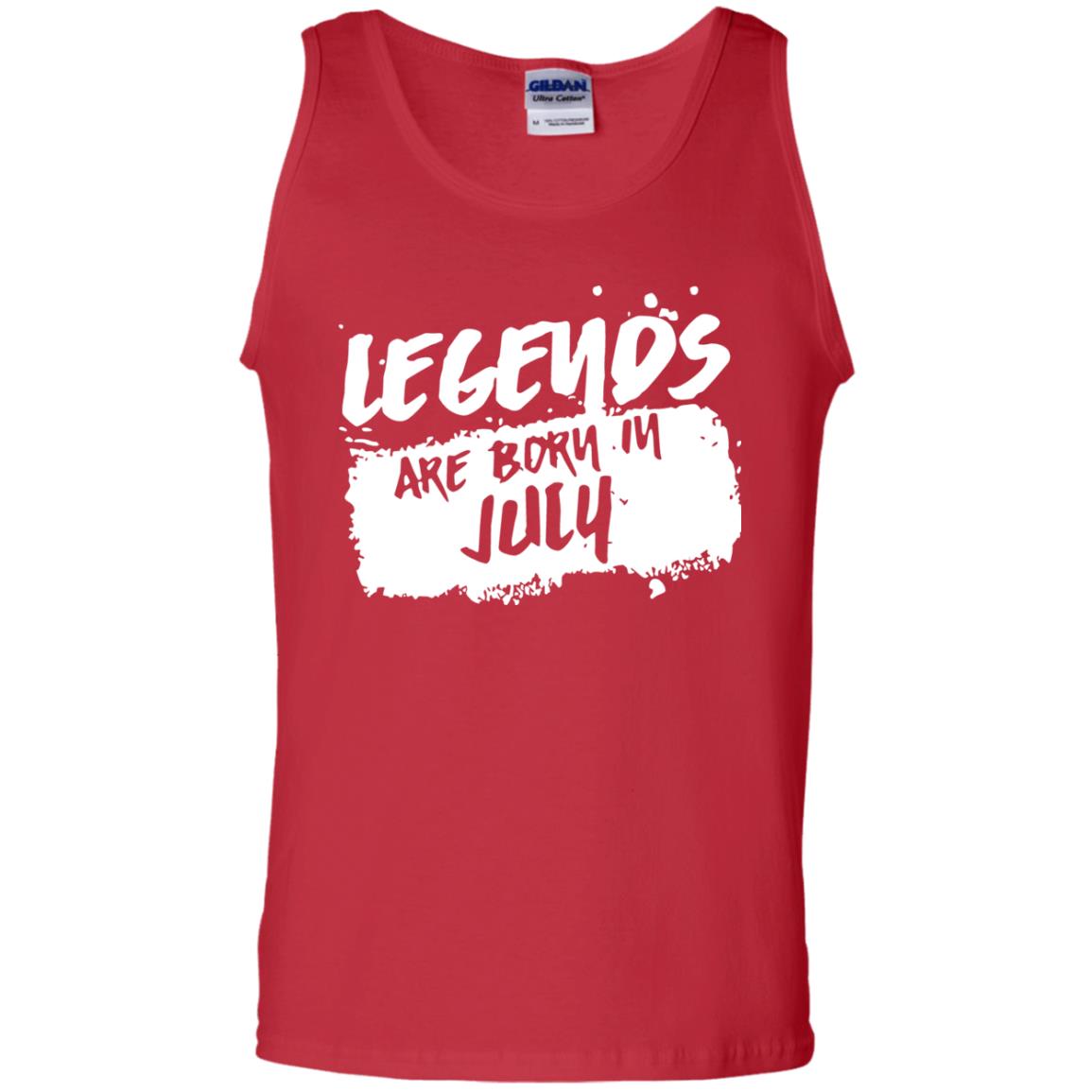 July Birthday Shirt Legends Are Born In July Red