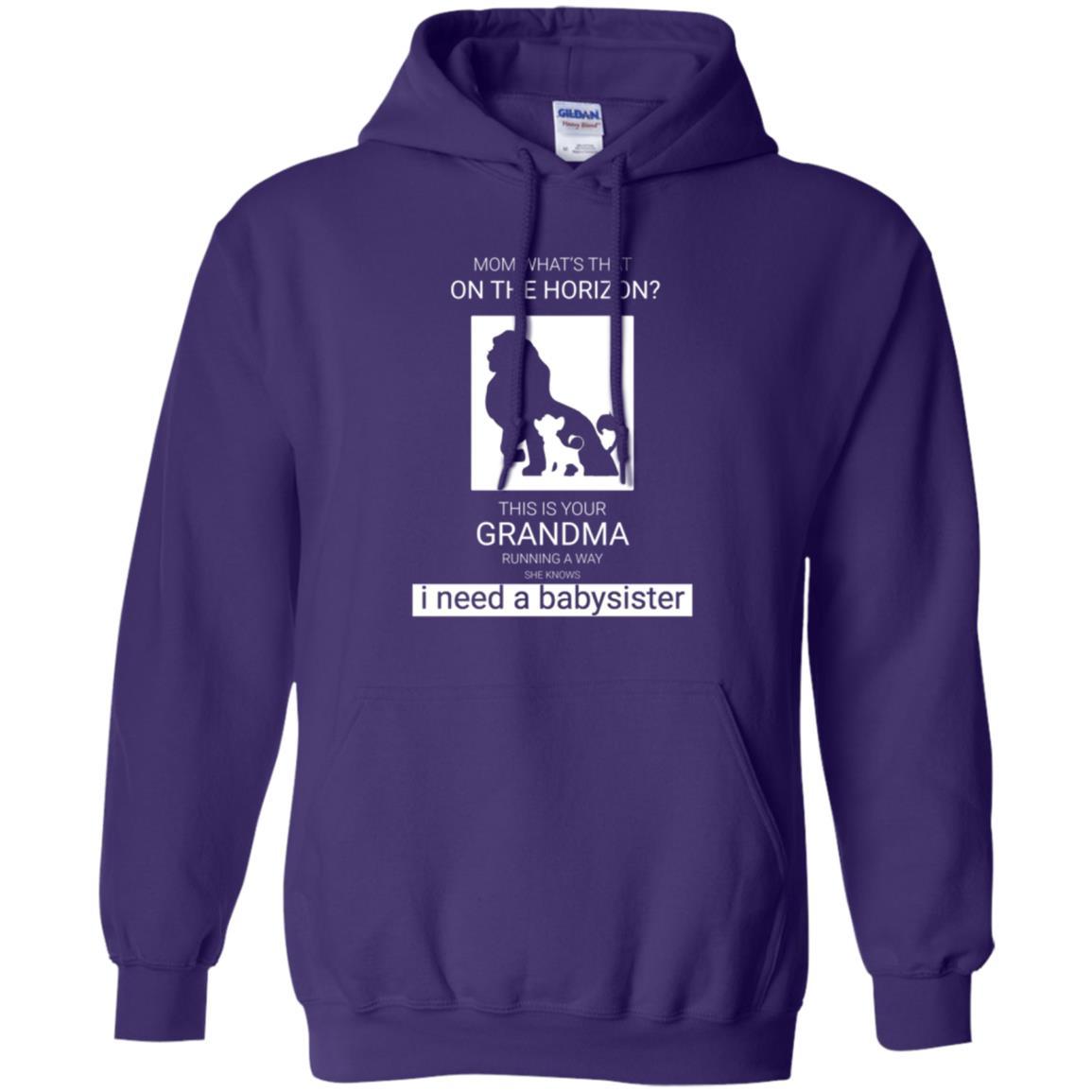 Mommy T-shirt What_s Is That On The Horizon This Is Your Grandma Purple