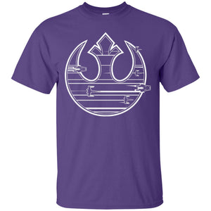 Film T-shirt Last Jedi Rebel Resistance Ship Logo